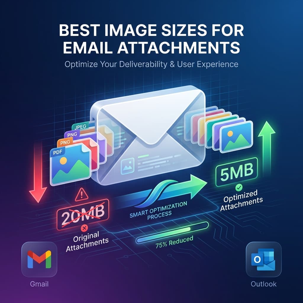 Optimizing image sizes for email attachments