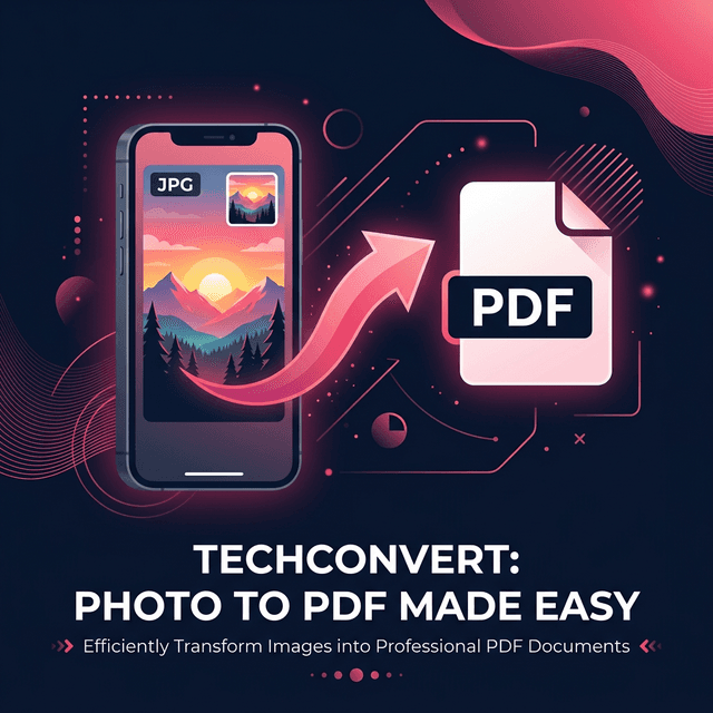Converting JPG photos to PDF on a mobile phone browser